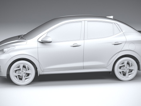 Hyundai i10 sedan 2024 Modelo 3D