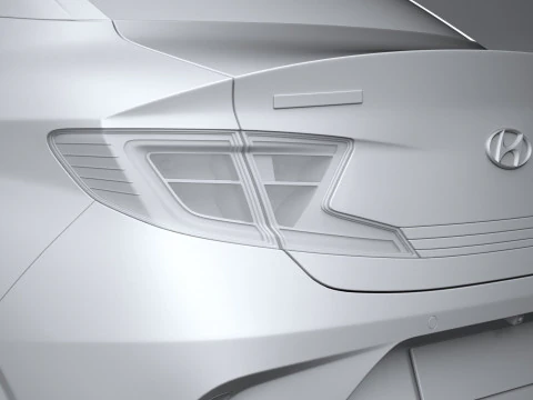 Hyundai i10 sedan 2024 3D Model