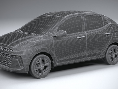 Hyundai i10 sedan 2024 Modelo 3D