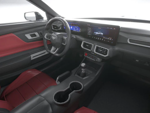 Mustang GTD 2025 LowPoly 3D Model