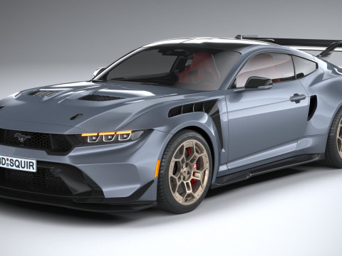 Mustang GTD 2025 Modello 3D