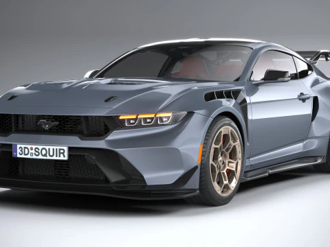 Mustang GTD 2025 3D Model