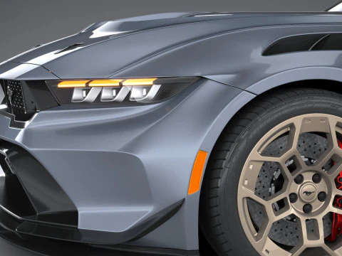 Mustang GTD 2025 3D Model