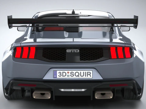 Mustang GTD 2025 3D Model