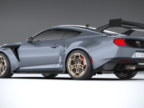 Mustang GTD 2025 Modello 3D