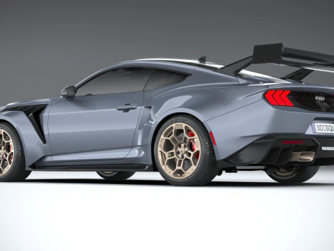 Mustang GTD 2025 3D Model