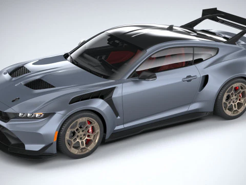 Mustang GTD 2025 3D Model
