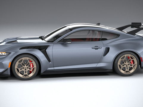 Mustang GTD 2025 Modello 3D