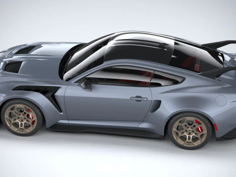 Mustang GTD 2025 3D Model