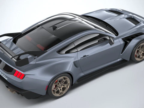 Mustang GTD 2025 3D Model