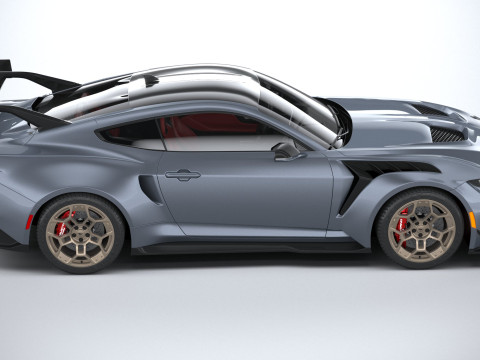 Mustang GTD 2025 Modello 3D