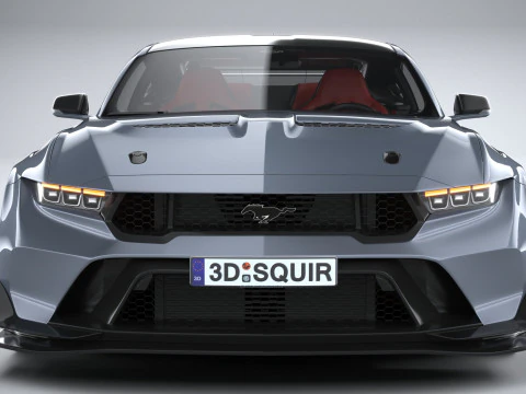 Mustang GTD 2025 3D Model