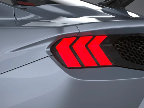 Mustang GTD 2025 3D Model