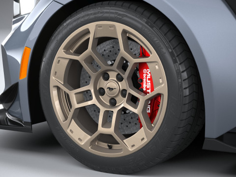 Mustang GTD 2025 Modello 3D
