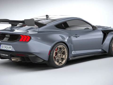 Mustang GTD 2025 3D Model