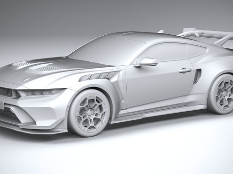 Mustang GTD 2025 Modello 3D