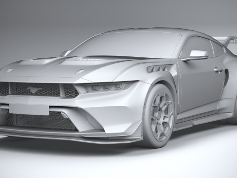 Mustang GTD 2025 Modello 3D