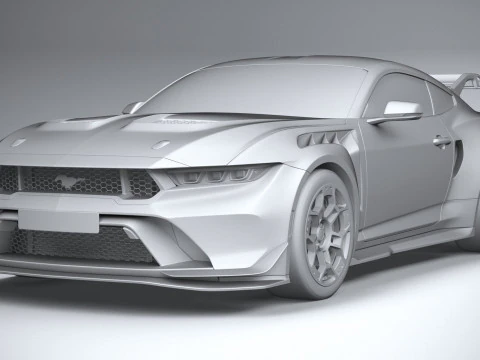 Mustang GTD 2025 3D Model