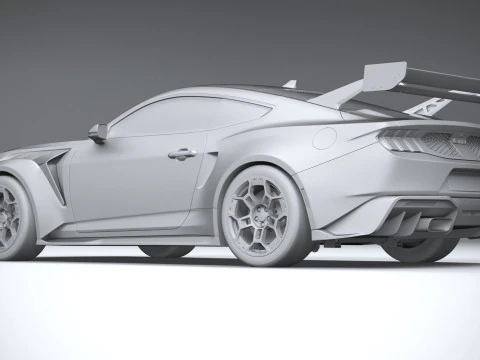 Mustang GTD 2025 3D Model