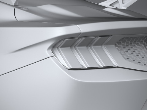Mustang GTD 2025 Modello 3D