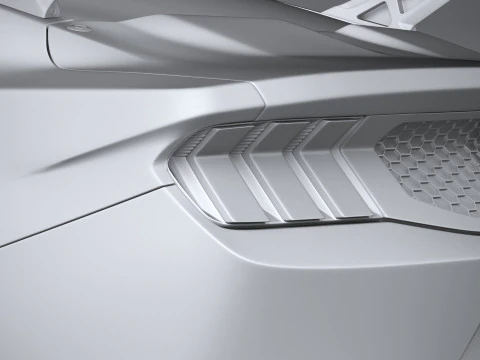 Mustang GTD 2025 3D Model