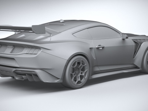 Mustang GTD 2025 Modello 3D