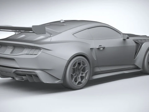 Mustang GTD 2025 3D Model