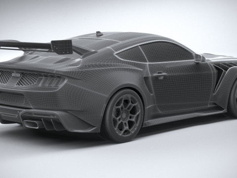 Mustang GTD 2025 Modello 3D