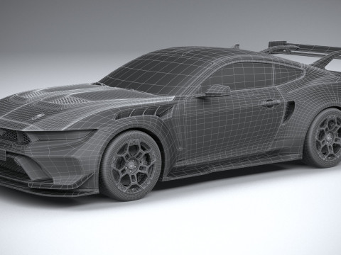 Mustang GTD 2025 Modello 3D
