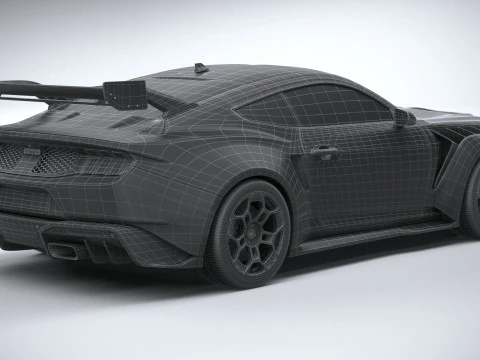Mustang GTD 2025 3D Model