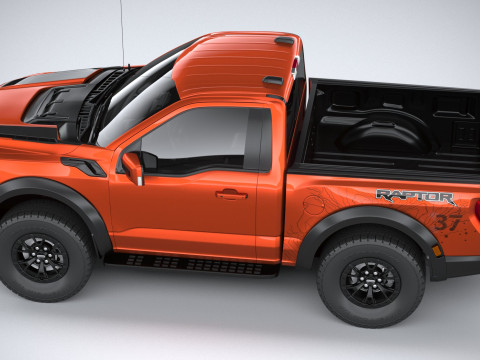 F150 Raptor Regular Cab 2022 3D Model