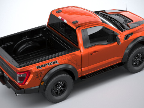 F150 Raptor Regular Cab 2022 3D Model