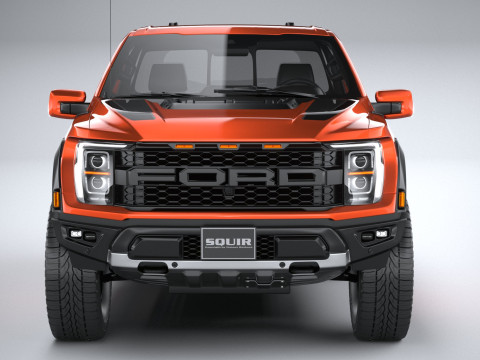 F150 Raptor Regular Cab 2022 3D Model