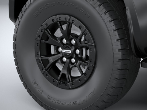 F150 Raptor Regular Cab 2022 3D Model