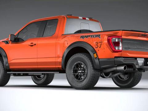 F150 Raptor Super Cab 2022 3D Model