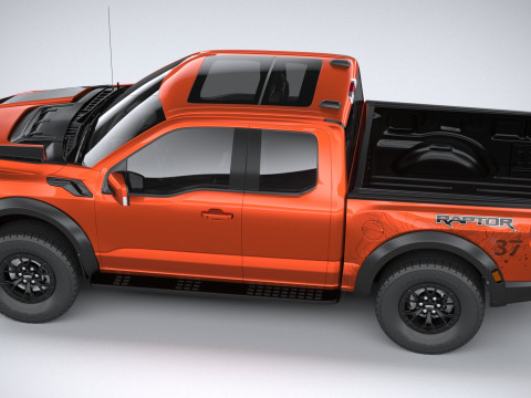 F150 Raptor Super Cab 2022 3Dモデル