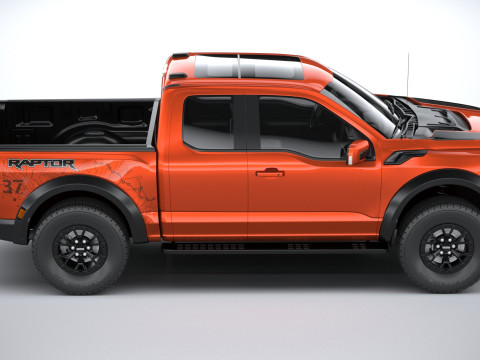 F150 Raptor Super Cab 2022 3Dモデル