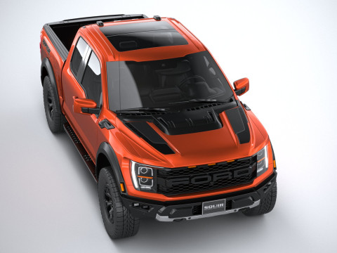 F150 Raptor Super Cab 2022 3Dモデル