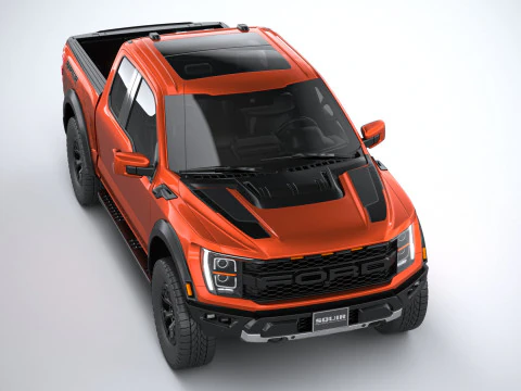 F150 Raptor Super Cab 2022 3D Model