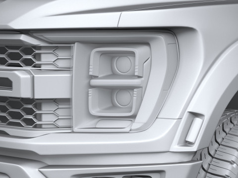 F150 Raptor Super Cab 2022 3Dモデル