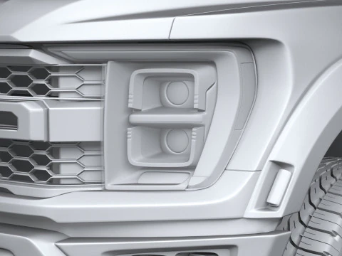 F150 Raptor Super Cab 2022 3D Model