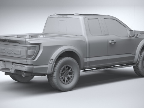 F150 Raptor Super Cab 2022 3Dモデル