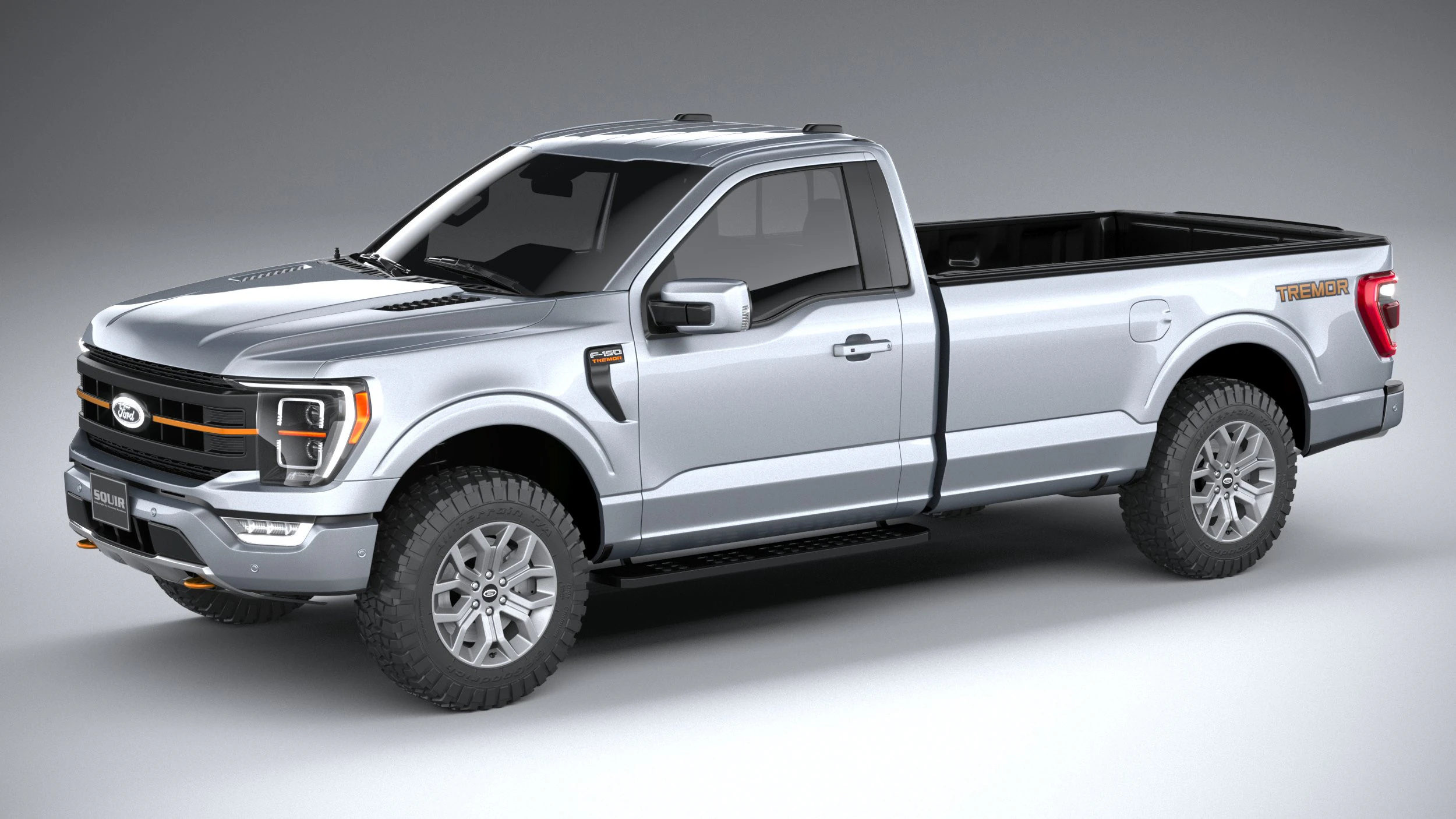 F150 Tremor Regular Cab 2022 3D Model .c4d .max .obj .3ds .fbx .stl .blend 