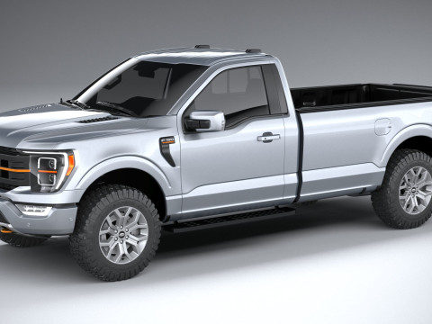 F150 Tremor Regular Cab 2022 3D Model