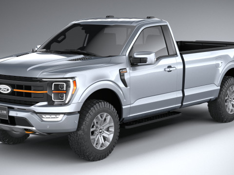 F150 Tremor Regular Cab 2022 Model 3D