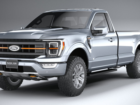 F150 Tremor Regular Cab 2022 Model 3D