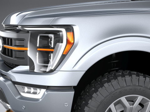 F150 Tremor Regular Cab 2022 Model 3D