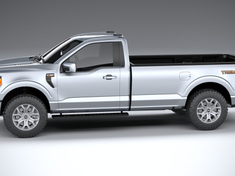F150 Tremor Regular Cab 2022 Model 3D