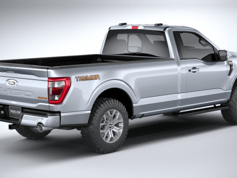 F150 Tremor Regular Cab 2022 Model 3D