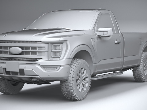 F150 Tremor Regular Cab 2022 Model 3D